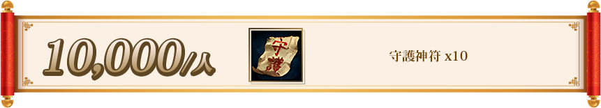 10000人獎勵