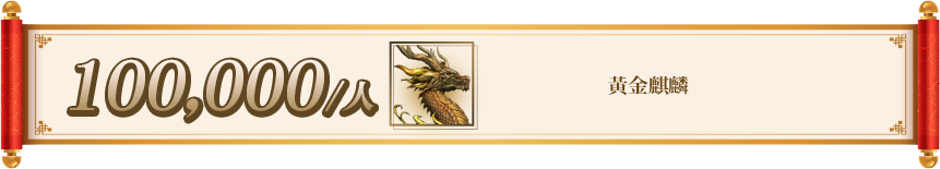 100000人獎勵