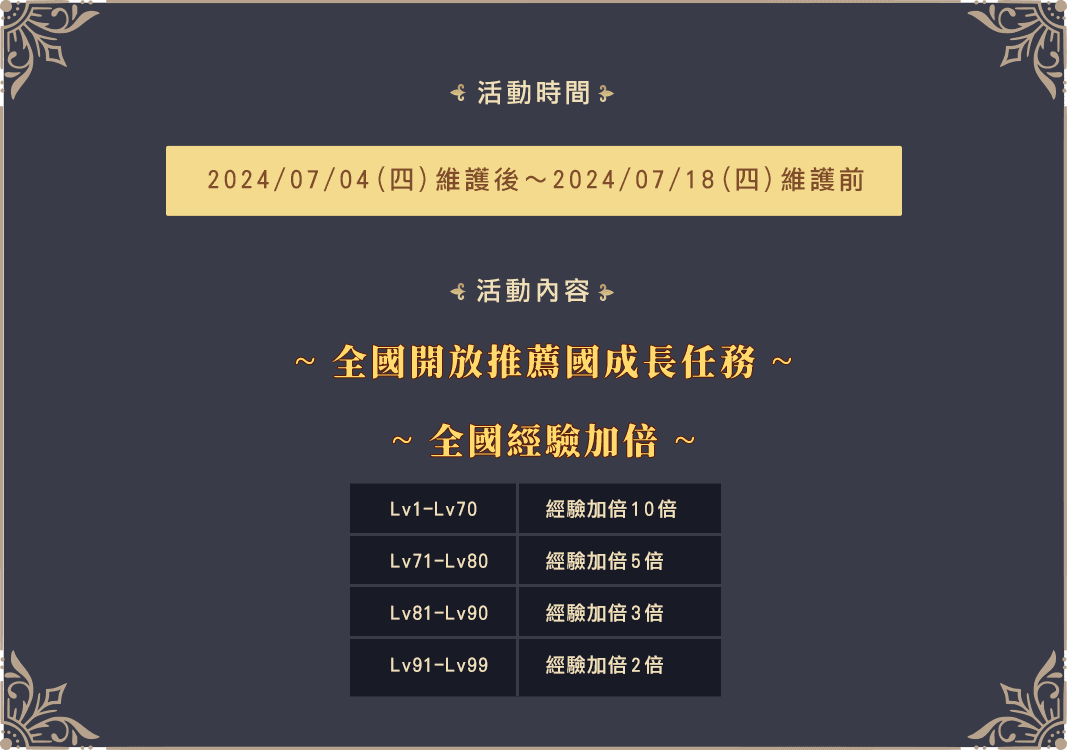 全國經驗加倍放送