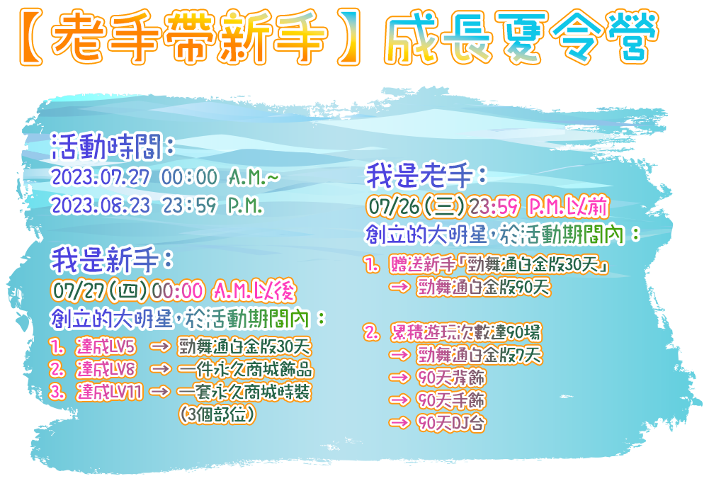 【老手帶新手】成長夏令營