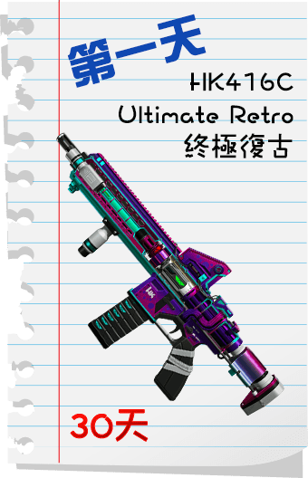 HK416C Ultimate Retro 終極復古