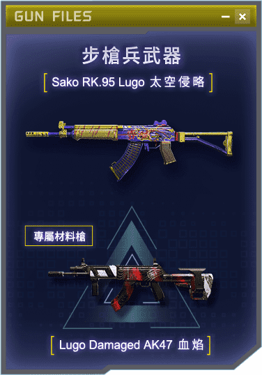 Sako RK.95 Lugo 太空侵略
