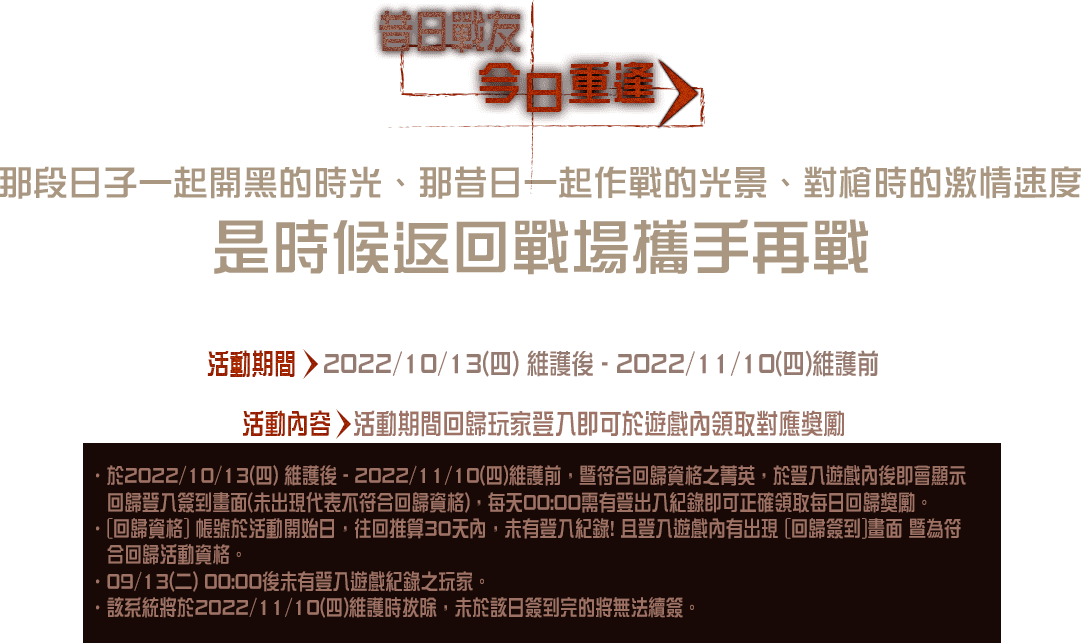 昔日戰友