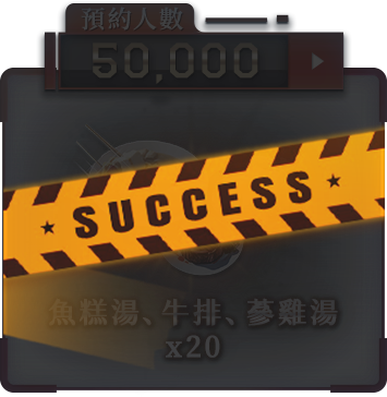 50000人獎勵