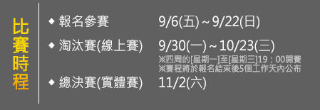 活動時程