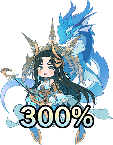 300%