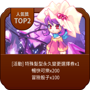 人氣獎Top2