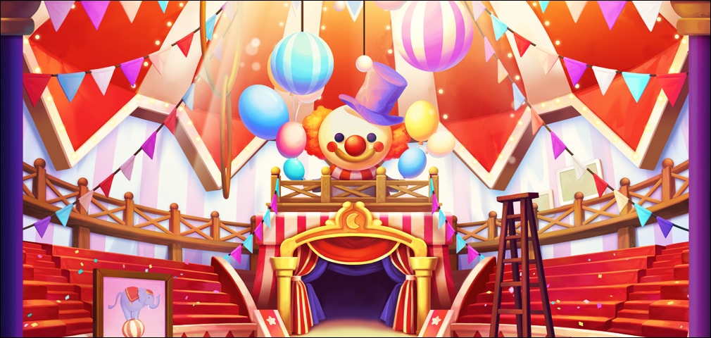 花蜜馬戲團舞台