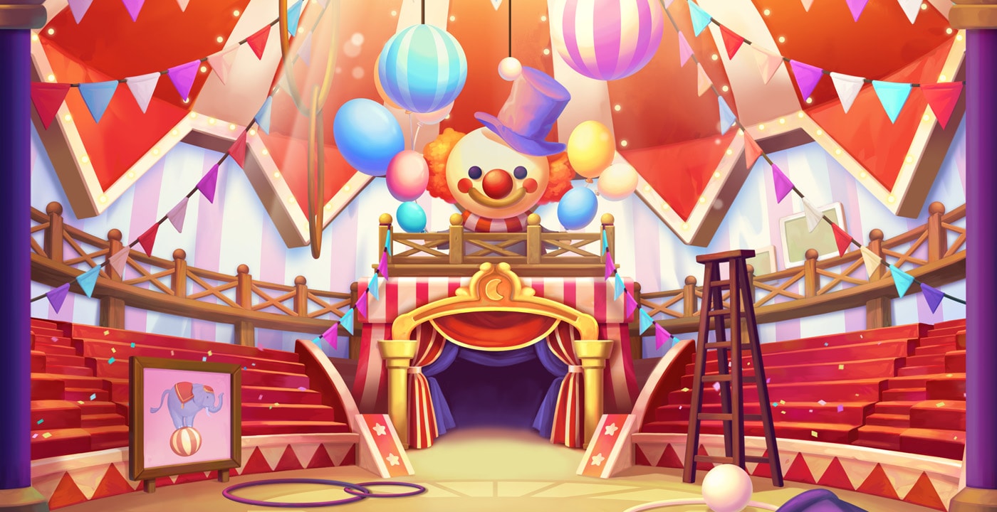 花蜜馬戲團舞台