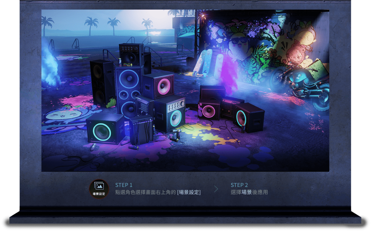 場景：摩可可街道